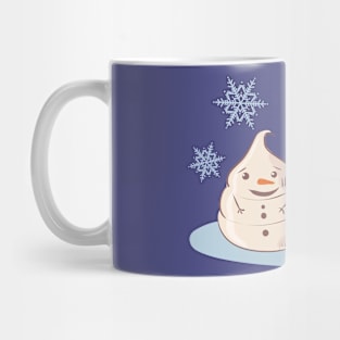 Snowmen with snowflakes Mug